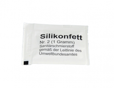 4711 1G  Silikonfett, Portionseinheit ausreichend für einen Dichtungswechsel komplett, Made in Germany, zugelassen, geeignet für Kaffeemaschinen