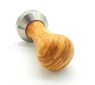 TMP Tamper OLIVENHOLZ ab 2005, neue Brühgruppe, im Geschenkkarton