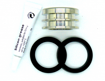 TS 499 E - La Pavoni Teilesatz Kolben aus Edelstahl, inkl. Kolbendichtungen, Silikonfett