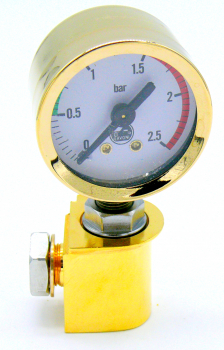 UK 501 G Umbaukit GOLD Manometer La Pavoni auf Europiccola setzen