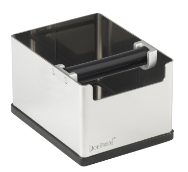 Knock box. The best because it's the quietest. Metal M