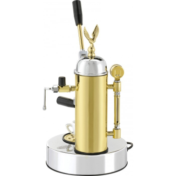 Preview: Elektra Micro Casa Leva chrome copper S1CO / with 2 portafilters.