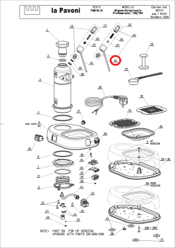 021 overpressure drain La Pavoni Europiccola / Professional 3432334