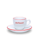 Original La Pavoni CAPPUCHINO cups in a set of 2 LPAMUGCE01