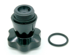 Part 1 boiler lock / including sealing ring plastic black ( Part 1+2 )